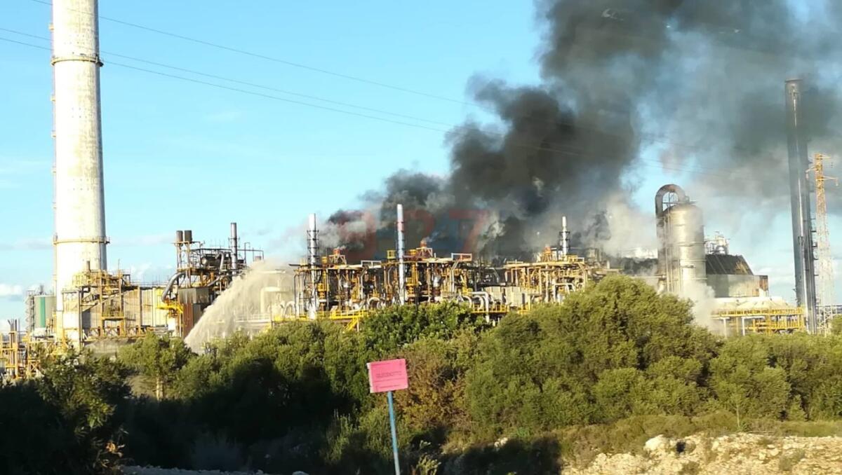 PRIOLO GARGALLO, INCENDIO ALL'IMPIANTO - 