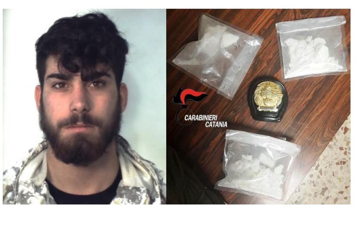 CATANIA: Trasportava cocaina in pietra, pusher in manette - 