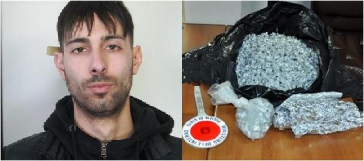 CATANIA, NASCONDEVA LA DROGA NELL’AIUOLA - 