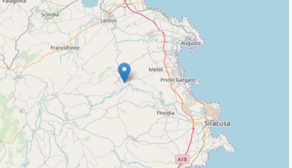 TERREMOTO DI MAGNITUDO 3.2 A SORTINO NELLA NOTTE, AVVERTITO ANCHE A CATANIA - 