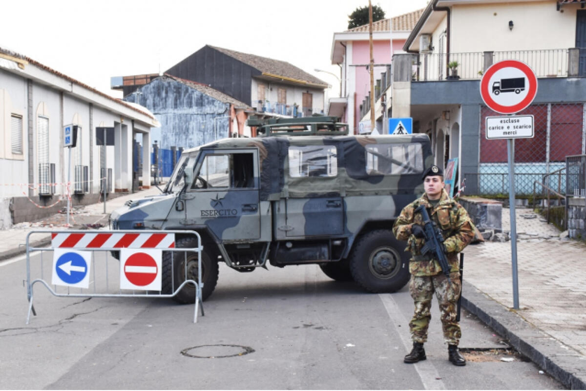 L’ESERCITO PRESIDIA LE AREE COLPITE DAL SISMA - 