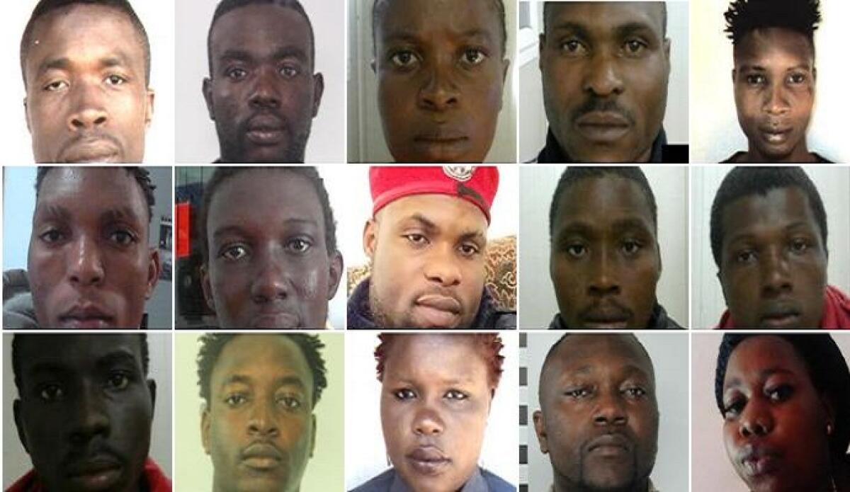 BLITZ CONTRO LA MAFIA NIGERIANA, 19 FERMI - NOMI E FOTO - 