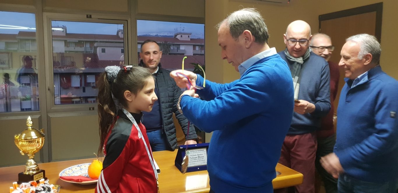 PREMIATI DAL SINDACO I GIOVANI DEL CENTRO SPORTIVO TAEKWONDO MARLETTA