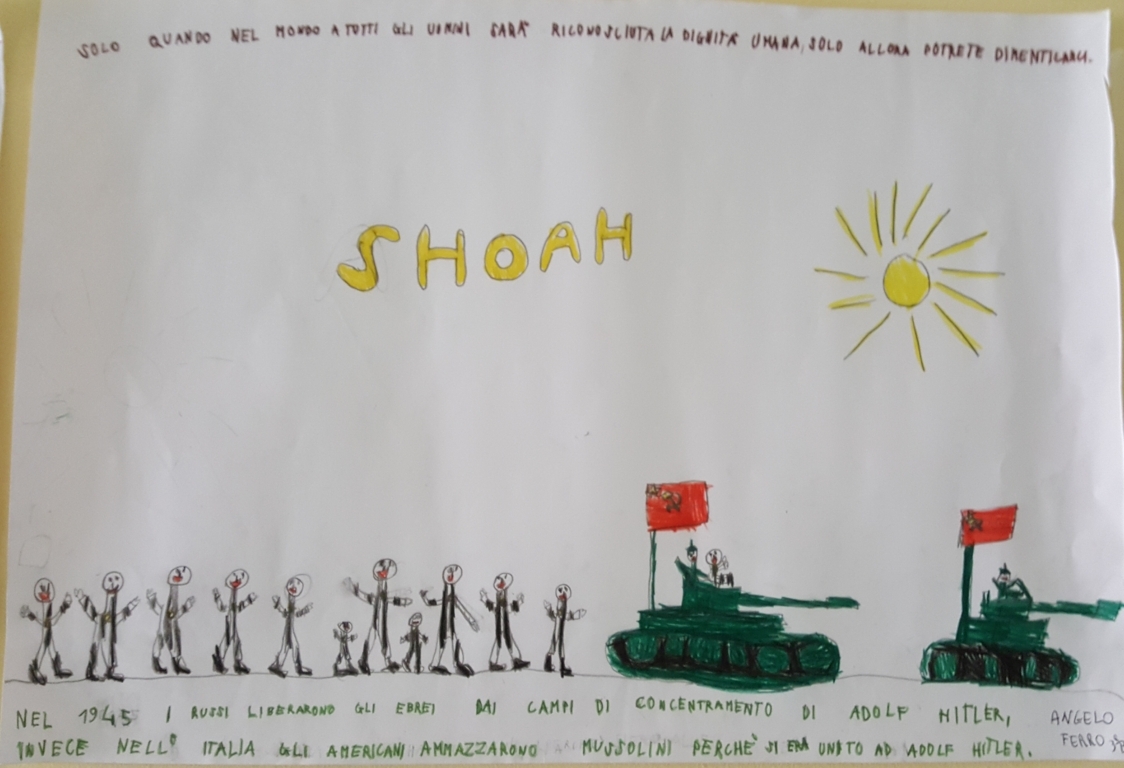 PATERNO': LA GIORNATA DELLA MEMORIA CON I BAMBINI DELLE DELLA 4^B DELL'ISTITUTO COMPRENSIVO " G.B.NICOLOSI