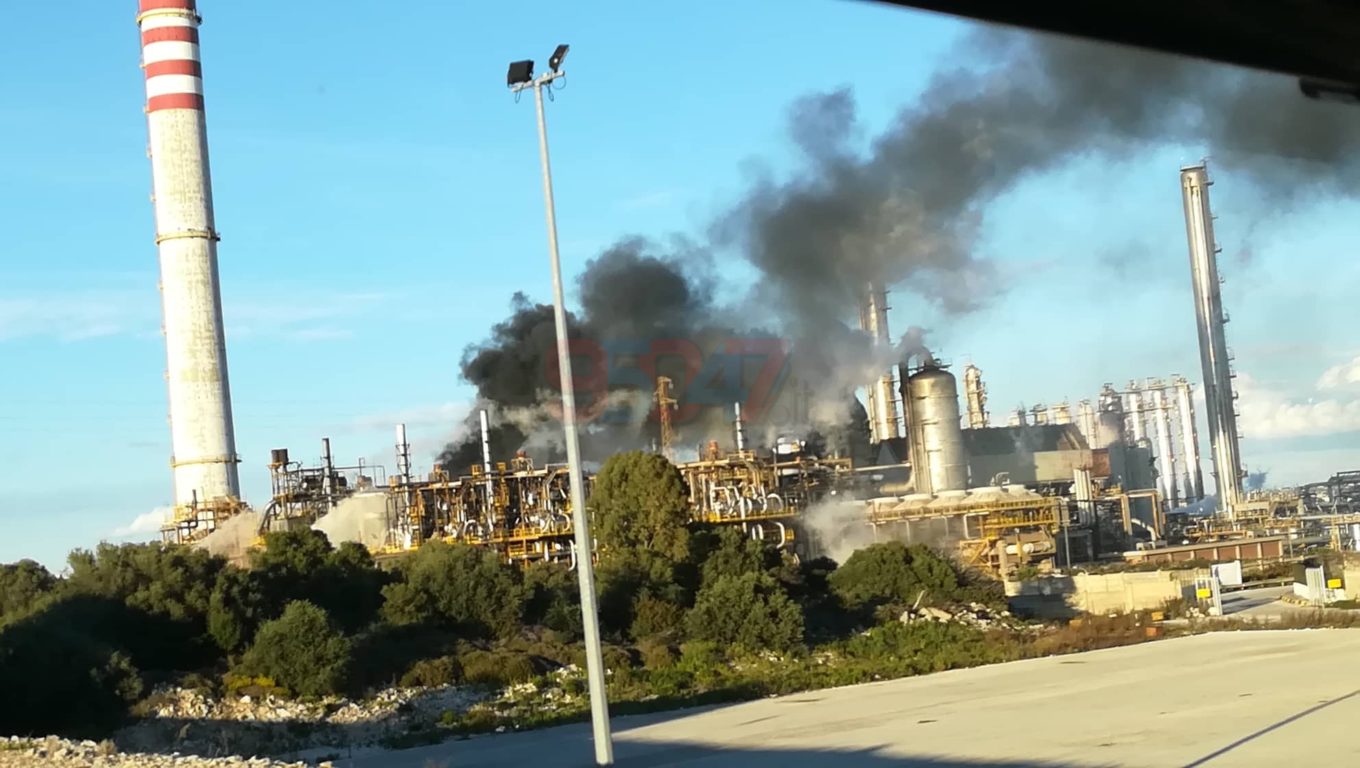 PRIOLO GARGALLO, INCENDIO ALL'IMPIANTO