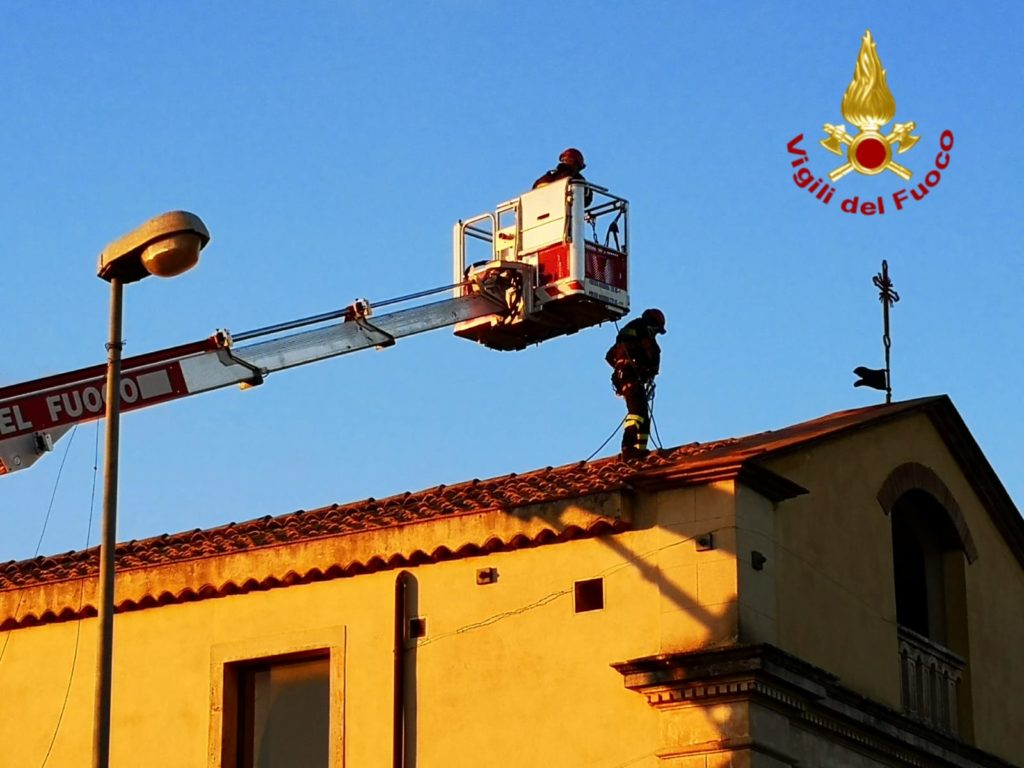 ACIREALE, ESEGUITI SOPRALLUOGO E MESSA IN SICUREZZA DELLA CHIESA DI “SANTA MARIA DELLE GRAZIE”