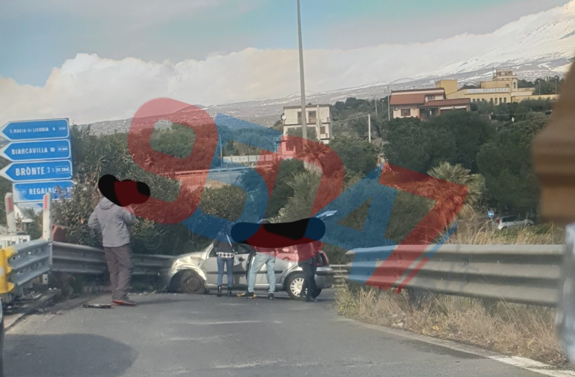 INCIDENTE ALL' INGRESSO DI PATERNÒ