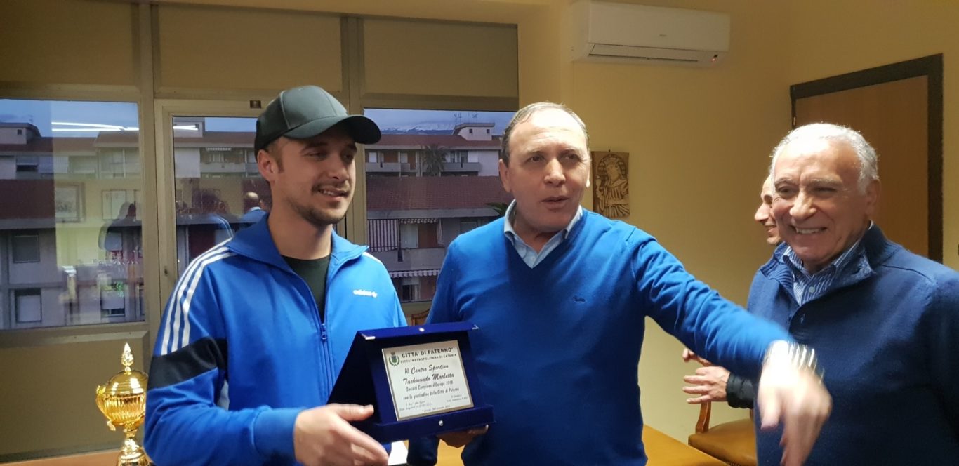 PREMIATI DAL SINDACO I GIOVANI DEL CENTRO SPORTIVO TAEKWONDO MARLETTA