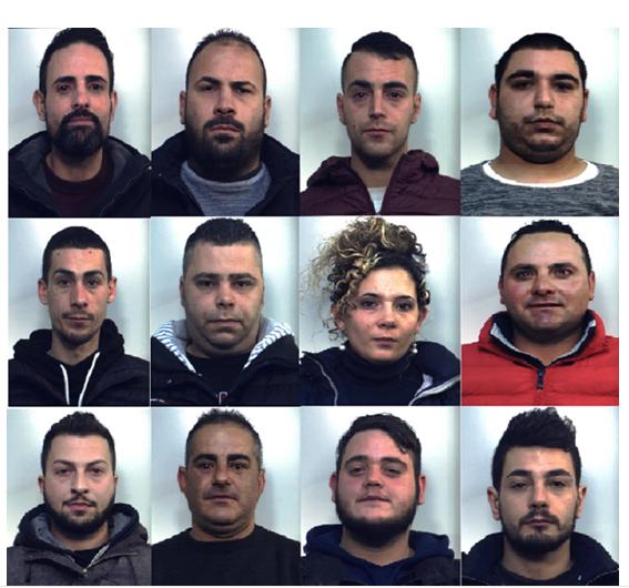 SGOMINATA BANDA DI SPACCIATORI DI MARIJUANA, 12 ARRESTI - FOTO E NOMI