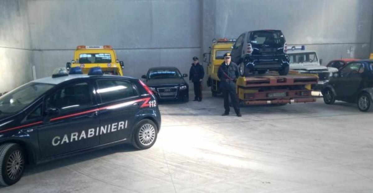 MASCALUCIA: SCOPERTA CENTRALE DI AUTO RUBATE, DENUNCIATO 28ENNE - 