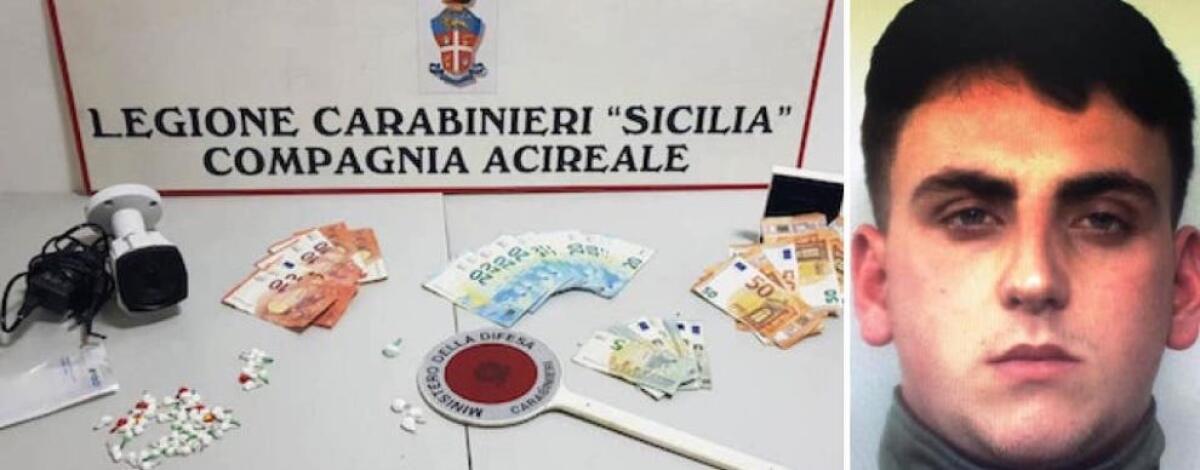 ACIREALE: “PROTEGGEVA” LO SPACCIO DI COCAINA CON UNA TELECAMERA. ARRESTATO - 