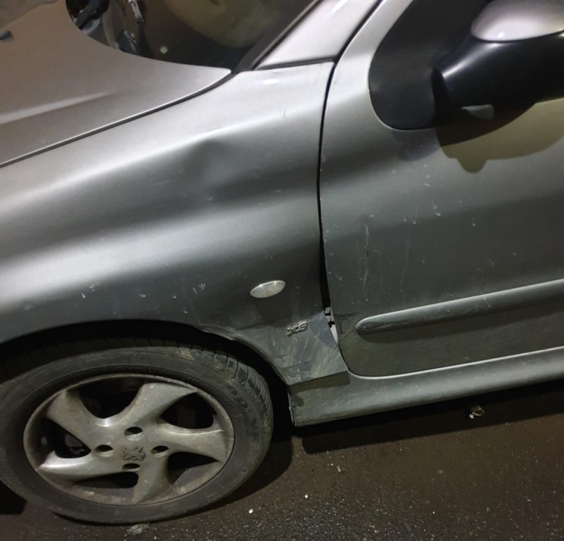 PATERNÒ RAPINA CON AUTO ARIETE FALLITA IN VIA MARCONI IERI SERA