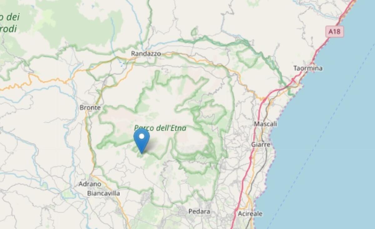 TERREMOTO, DUE SCOSSE NEL CORSO DELLA NOTTE SULL’ETNA. EPICENTRO NEL TERRITORIO DI RAGALNA - 