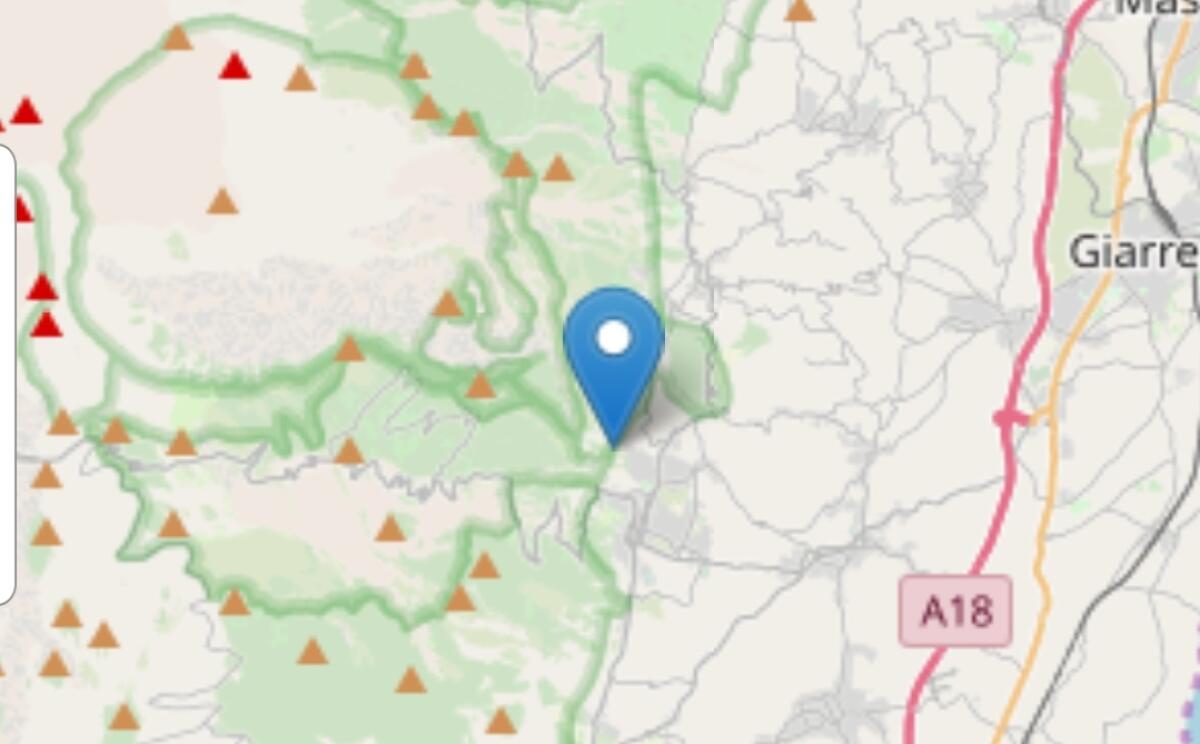 SCOSSA DI TERREMOTO MAGNITUDO 2.9 - 