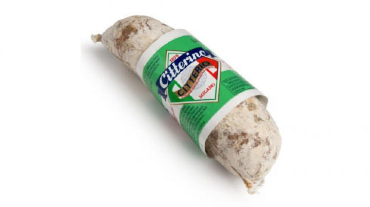 RISCHIO SALMONELLA: RITIRATO LOTTO SALAME “CITTERINO” - 