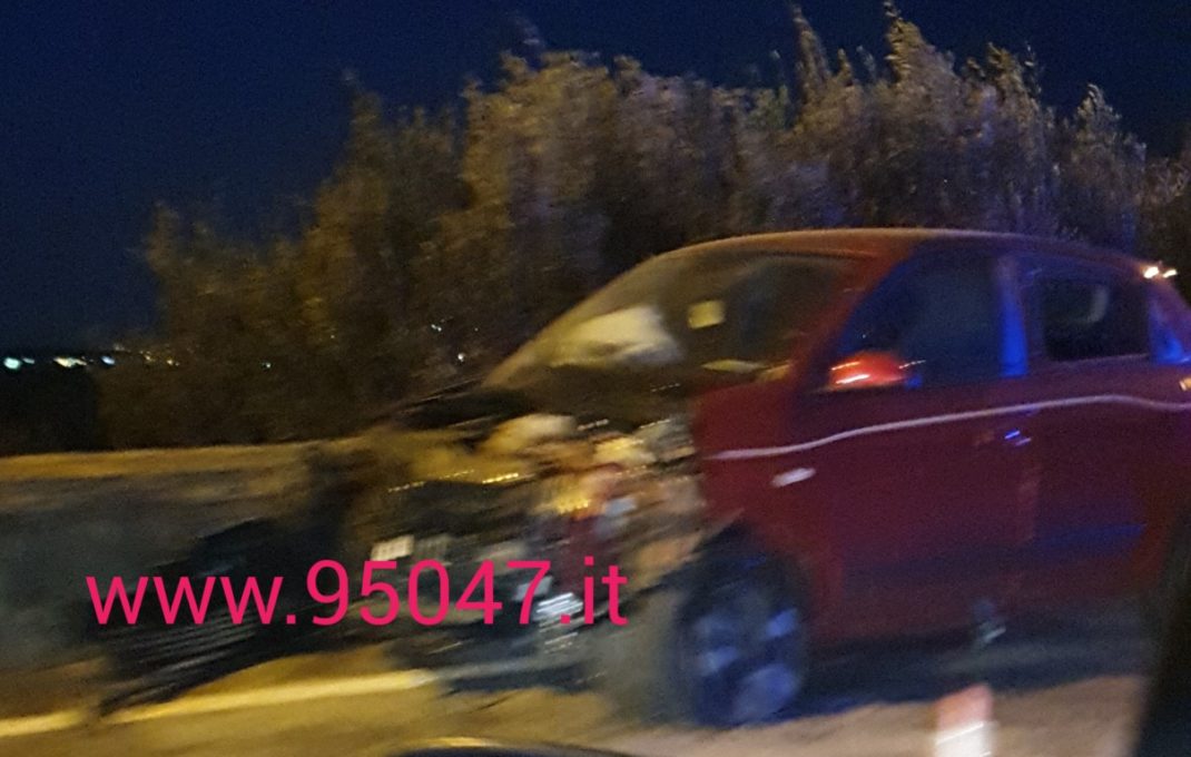 BELPASSO: SCONTRO AUTO-FURGONE SULLA SP14