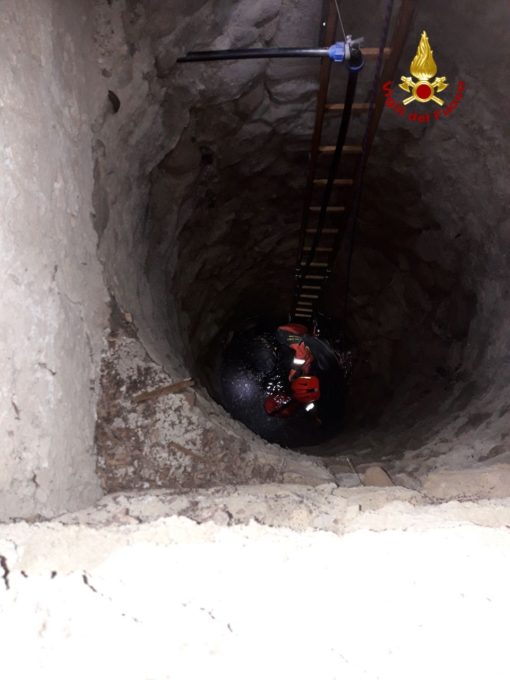 GRAMMICHELE: RECUPERATO UN CADAVERE ALL'INTERNO DI UN POZZO