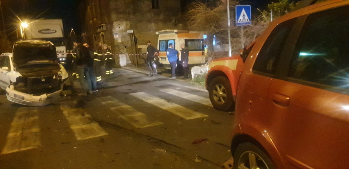 BELPASSO: INCIDENTE AL CONFINE CON PATERNO’, 3 FERITI