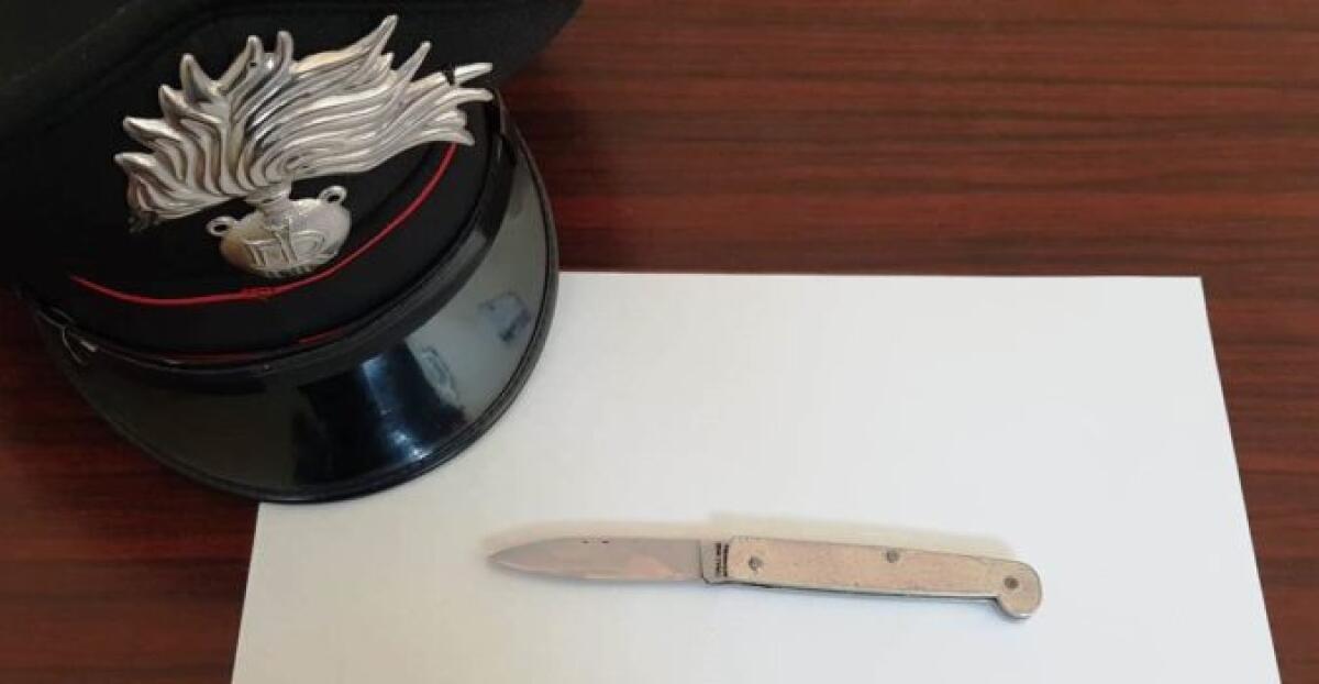 CASTEL DI IUDICA: MINACCIA LA FIDANZATA CON UN COLTELLO,DENUNCIATO 30ENNE - 