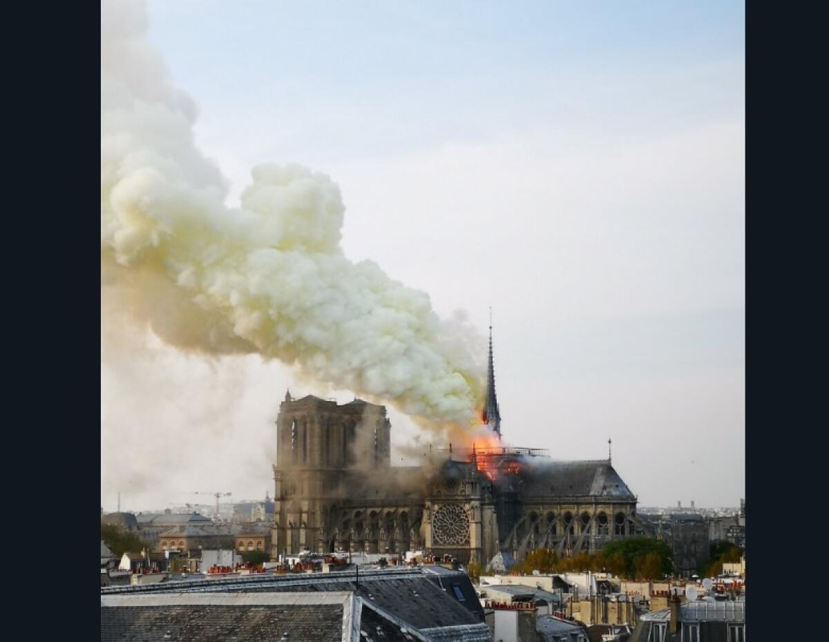 INCENDIO NOTRE DAME, LA CATTEDRALE DI PARIGI VA A FUOCO - 