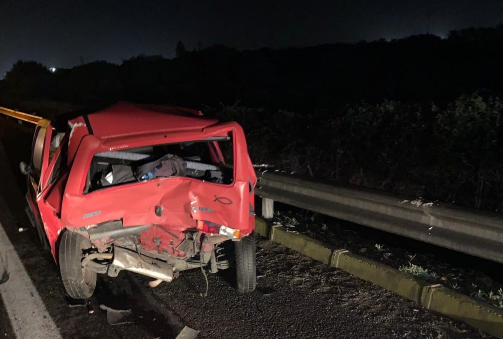 TRAGEDIA SFIORATA QUESTA NOTTE SULL'A19