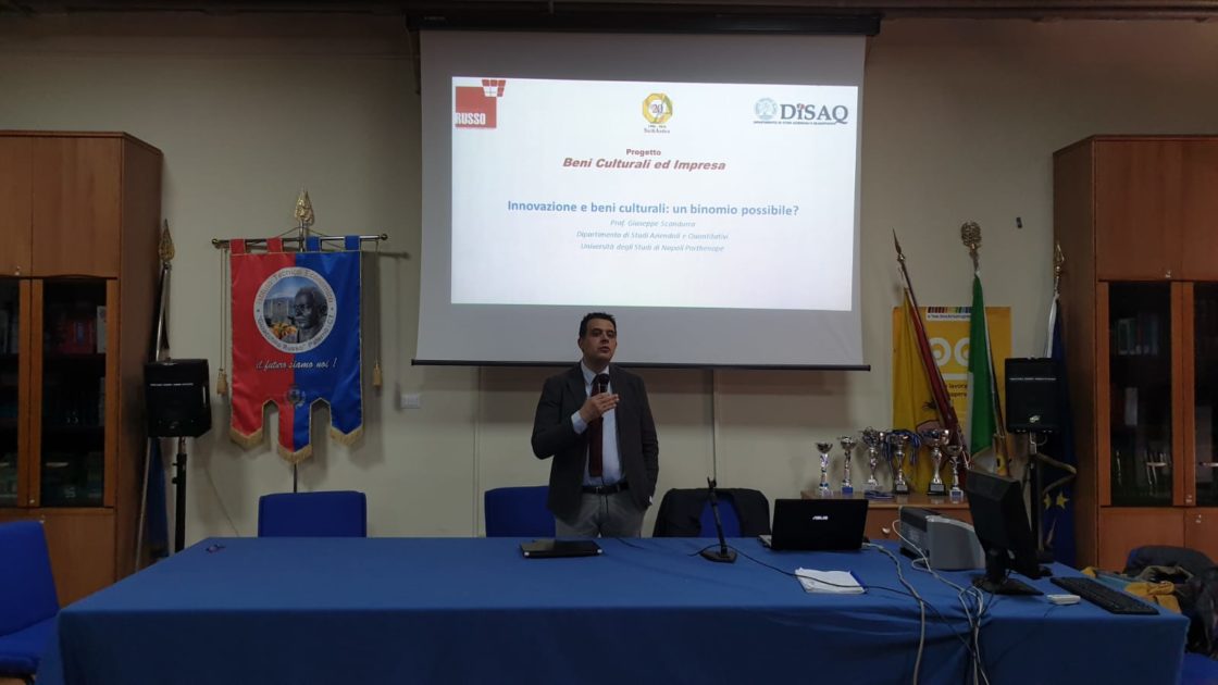 PATERNO': PROGETTO “BENI CULTURALI & IMPRESA”ALL'ISTITUTO TECNICO ECONOMICO “GIOACCHINO RUSSO”