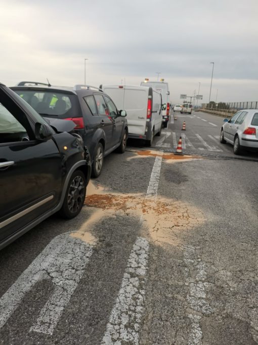 INCIDENTE SULLA TANGENZIALE LUNGHISSIME CODE