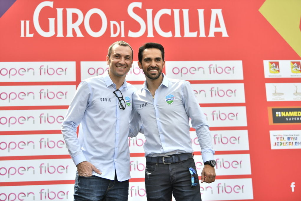 ALLA PRIMA DEL GIRO DI SICILIA BRINDA STACCHIOTTI - FOTO