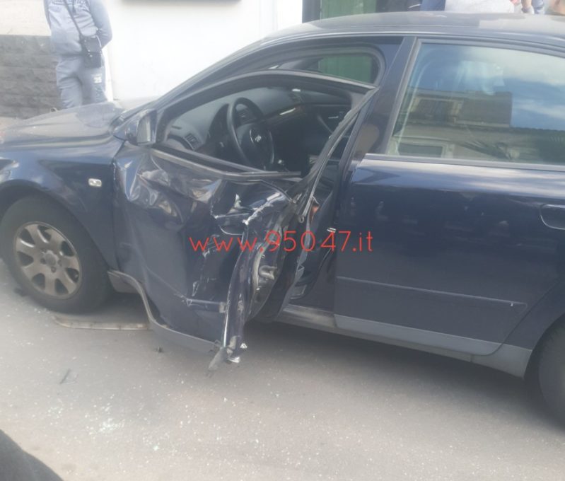 PATERNÒ: INCIDENTE IN VIA GARIBALDI