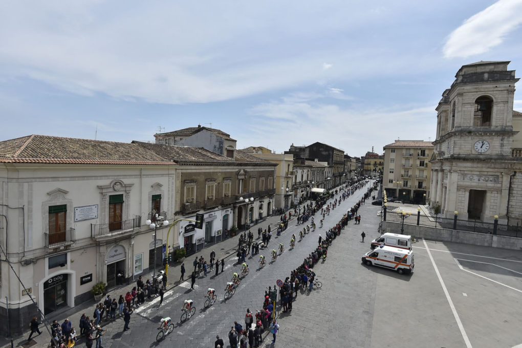 ALLA PRIMA DEL GIRO DI SICILIA BRINDA STACCHIOTTI - FOTO