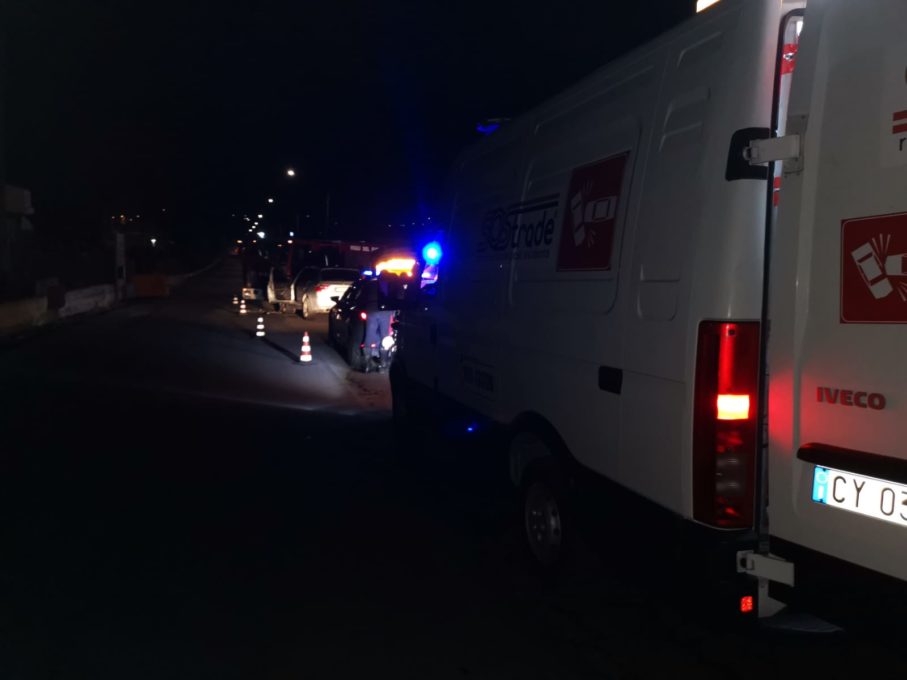 BELPASSO: INCIDENTE TRA UN MEZZO DEI VIGILI DEL FUOCO ED UN AUTOVETTURA, DUE FERITI