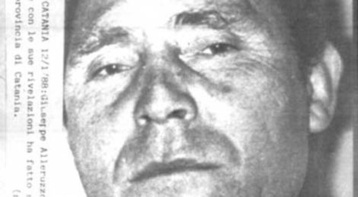 E' MORTO GIUSEPPE ALLERUZZO, STORICO BOSS DI PATERNÒ - 