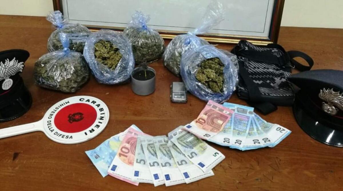 RIPOSTO: SEQUESTRATI 600 GRAMMI DI MARIJUANA, UN ARRESTO - 