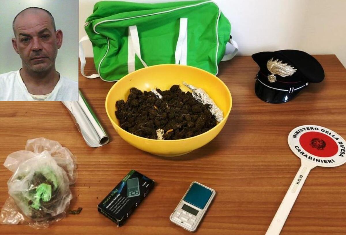BELPASSO: NASCONDEVA IN CASA MEZZO CHILO DI “FUMO”: PUSHER IN MANETTE - 