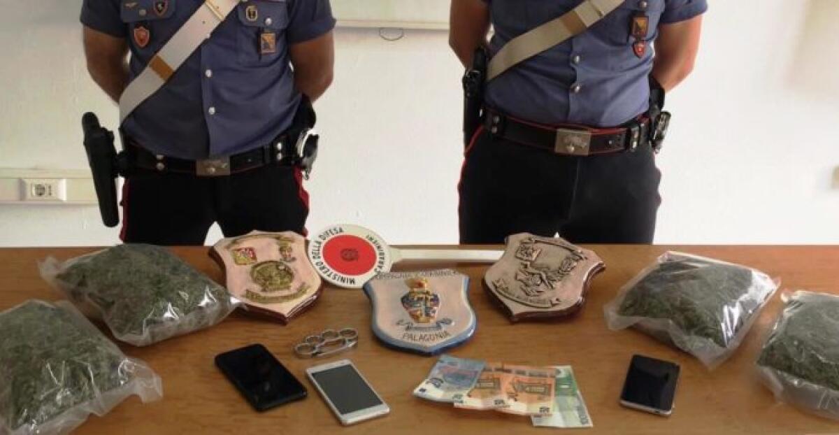 PALAGONIA, INTERCETTATO 1 CHILO DI MARIJUANA, TRE PERSONE ARRESTATE - 