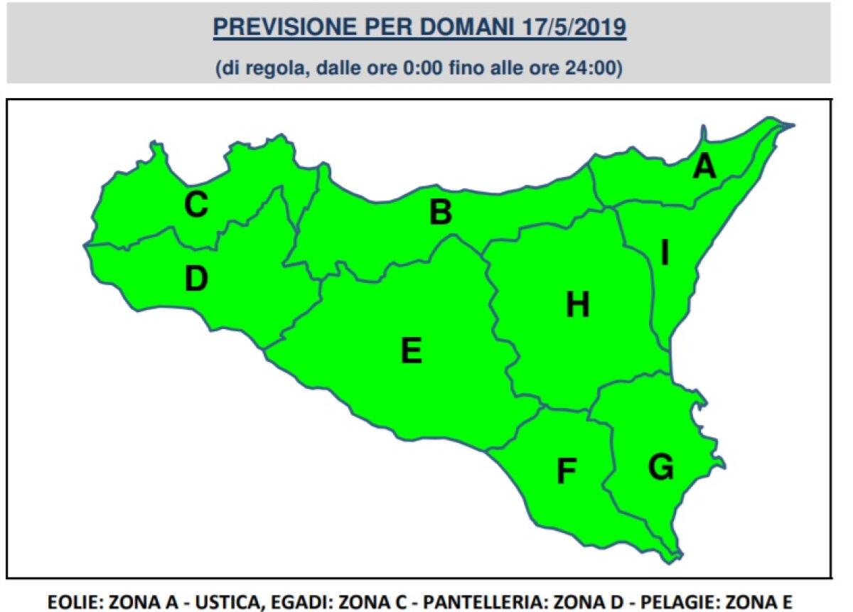 PERTURBAZIONE PASSATA, TORNA IL BEL TEMPO DOMANI ALLERTA "VERDE" - 