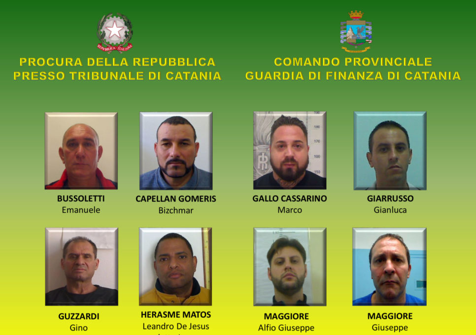 CATANIA: DROGA DA SPAGNA E SUD AMERICA, 16 ARRESTI