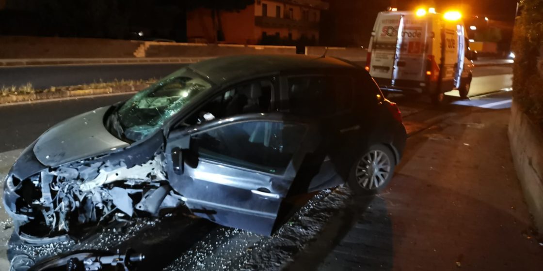 CATANIA: GRAVE INCIDENTE NELLA NOTTE IN VIA PASSO GRAVINA , UN FERITO - LE IMMAGINI
