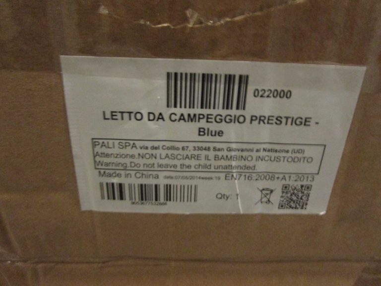 PALI SPA RITIRA I LETTINI DA CAMPEGGIO PER RISCHIO INTRAPPOLAMENTO