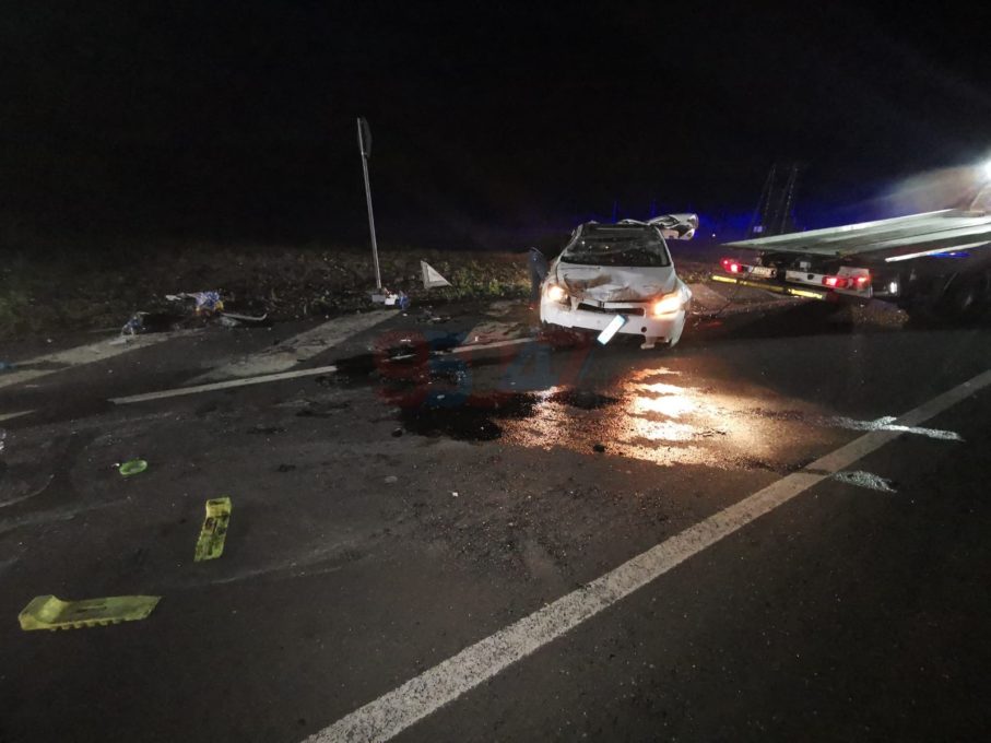 MISTERBIANCO: PERDE IL CONTROLLO E SI RIBALTA, FERITO IL CONDUCENTE