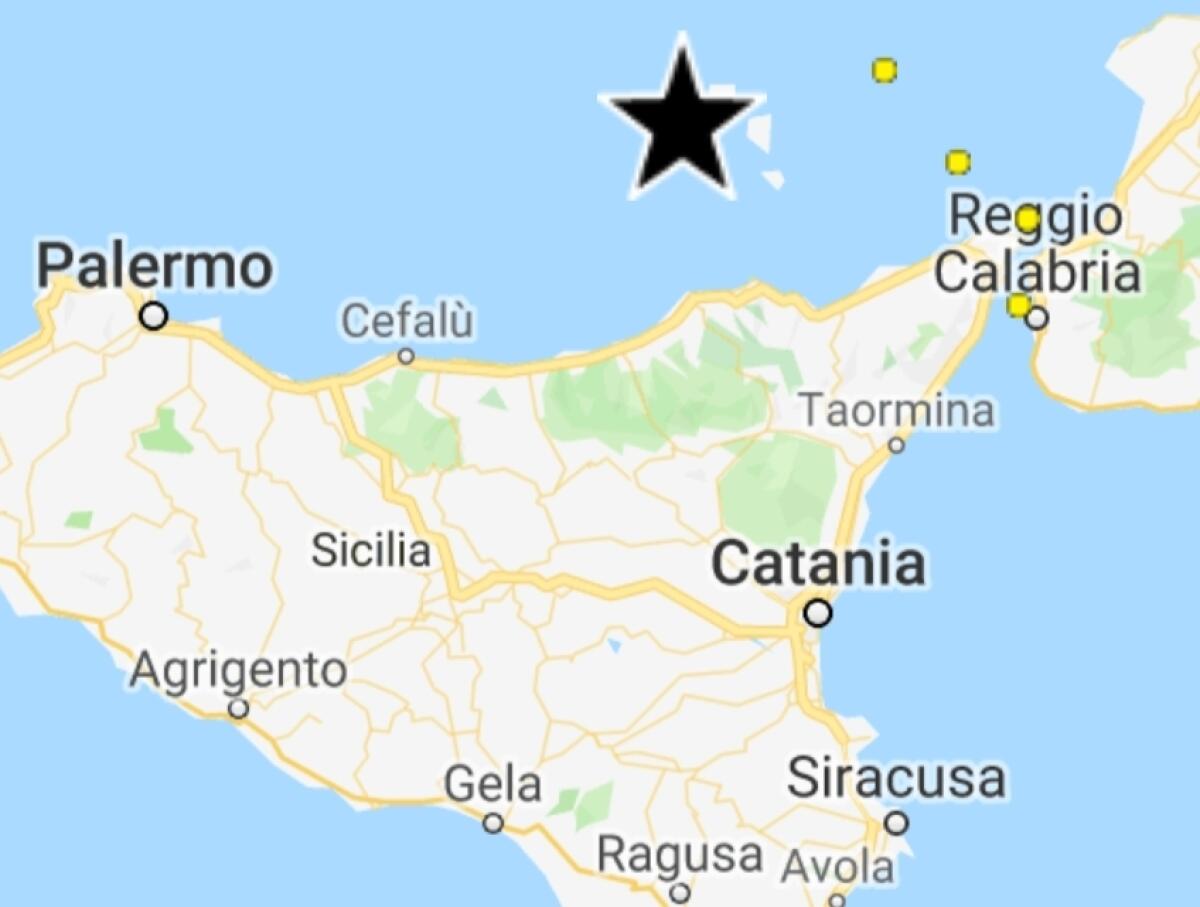 TERREMOTO, SCOSSA DI MG 3.6 AVVERTITA ALLE ISOLE EOLIE E IN PROVINCIA DI MESSINA - 