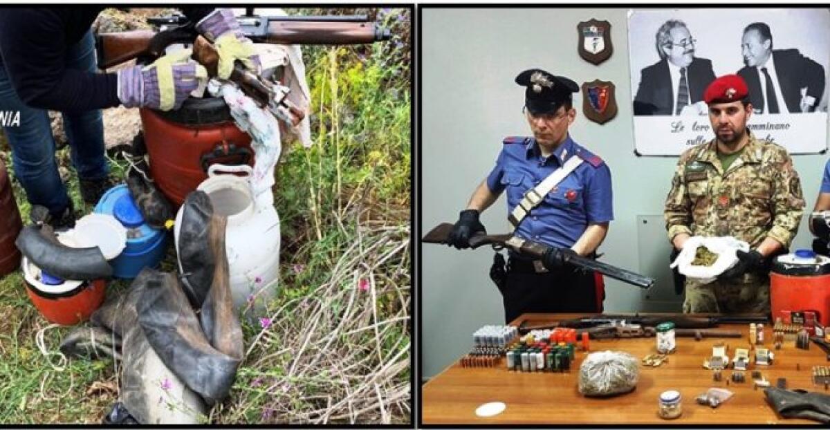 RANDAZZO: OCCULTAVA ARMI E DROGA NELL’OVILE, ARRESTATO - 