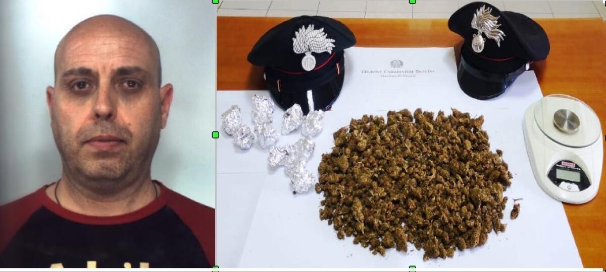 VIZZINI: NASCONDEVA “L’ERBA” NEI TUBETTI DELLE PATATINE, ARRESTATO - 