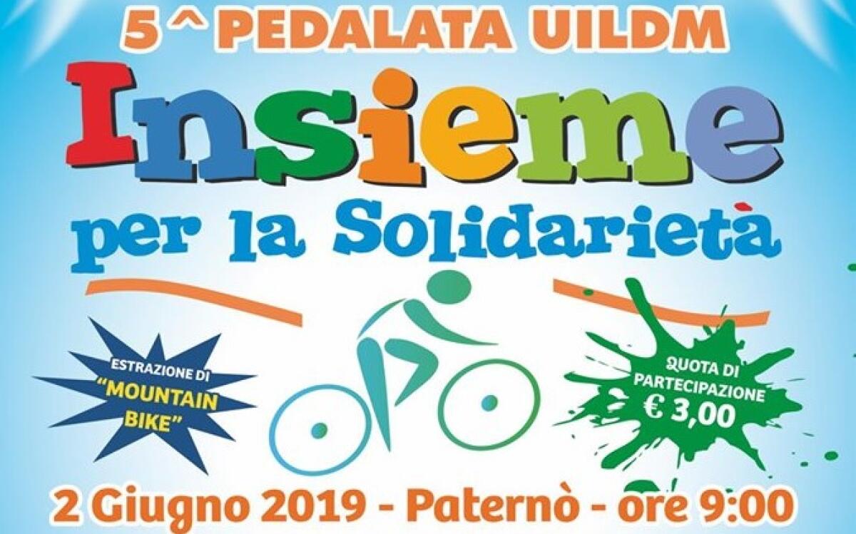 PATERNO’: DOMANI LA “5° PEDALATA UILDM – INSIEME PER LA SOLIDARIETÀ” - 