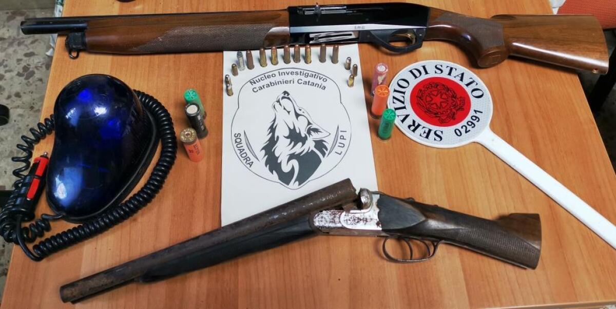 CATANIA: SCOVATE ARMI E MUNIZIONI AL VILLAGGIO S. AGATA - 