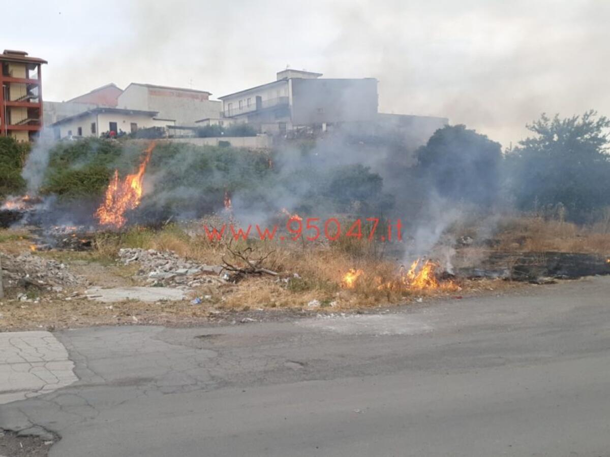 CONTINUANO GLI INCENDI DI STERPAGLIE: COLPA DELL'ABBANDONO DEI TERRENI - 