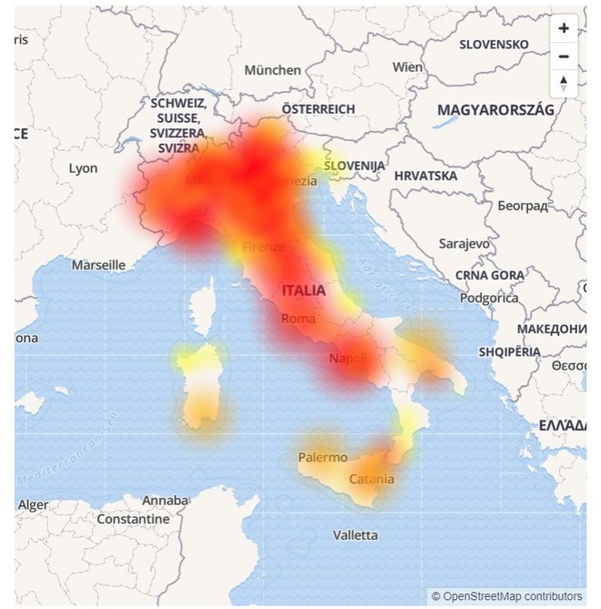 VODAFONE, PROBLEMI DI RETE FISSA E CELLULARE IN TUTTA ITALIA