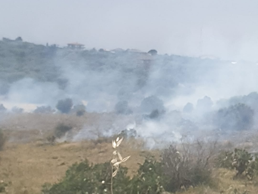 PATERNO': INCENDI STERPAGLIE, DOPPIO INTERVENTO DEI VIGILI DEL FUOCO