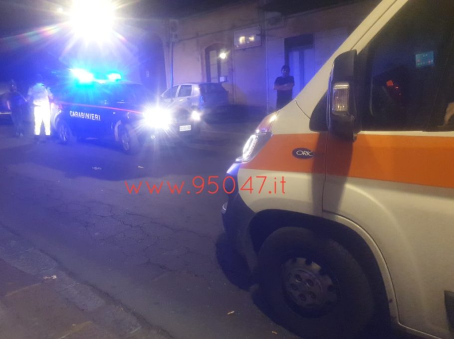 BELPASSO: SCOOTER TRAVOLGE PEDONI, 4 FERITI