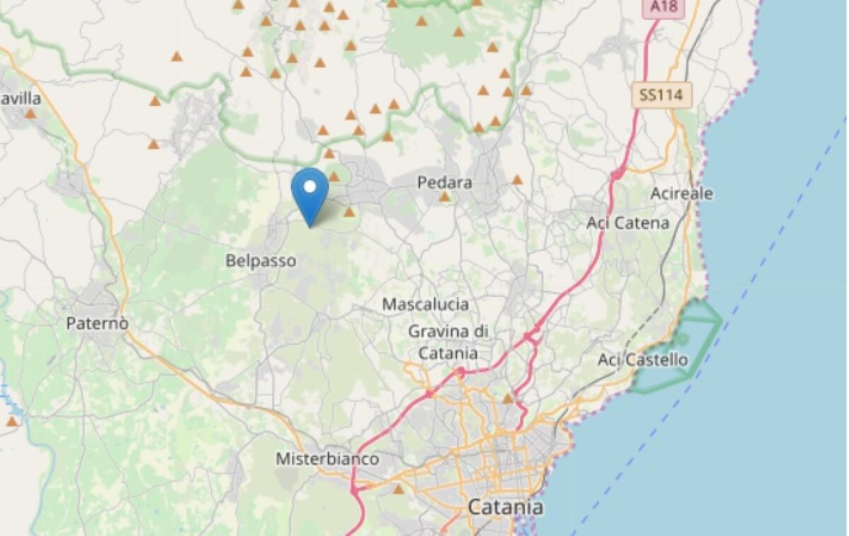 DOPPIA MICRO SCOSSA DI TERREMOTO REGISTRATA NELLA NOTTE  TRA BELPASSO E NICOLOSI - 